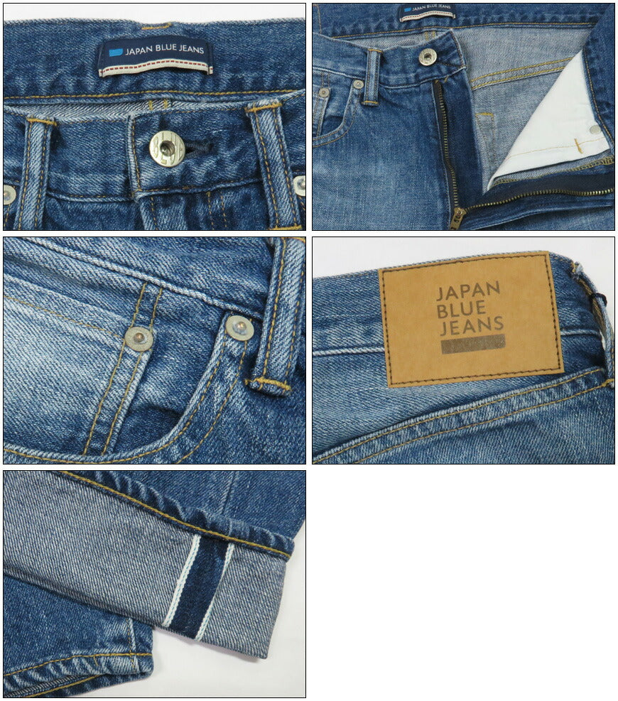 JAPAN BLUE JEANS ジャパンブルー ジーンズ 11oz デニム ストレート ユーズドウォッシュ JBAG1471-M01 【2025年春夏新作】