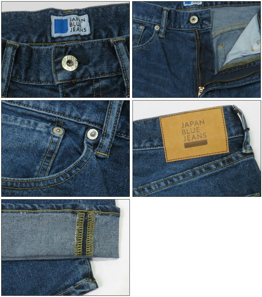 JAPAN BLUE JEANS ジャパンブルー ジーンズ 12oz アルティメイトストレッチデニム ワイド ディープインディゴ JBAG1522-D01 【2025年春夏新作】
