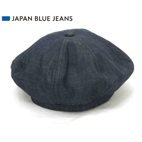 JAPAN BLUE JEANS ジャパンブルージーンズ  Denim Beret 10oz ミリタリーデニム 帽子 ベレーJBCA10035S 【2025年春夏新作】