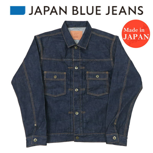 JAPAN BLUE JEANS ジャパンブルー ジーンズ デニムジャケット 14.8oz Type 2 Denim Jacket ハードデニム セルヴィッチ Gジャン ジージャン JBGJ1000【2024年春夏新作】