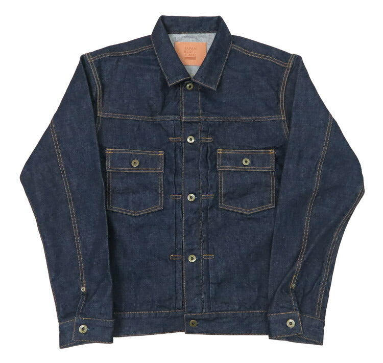 JAPAN BLUE JEANS ジャパンブルー ジーンズ デニムジャケット 14.8oz Type 2 Denim Jacket ハードデニム セルヴィッチ Gジャン ジージャン JBGJ1000【2024年春夏新作】