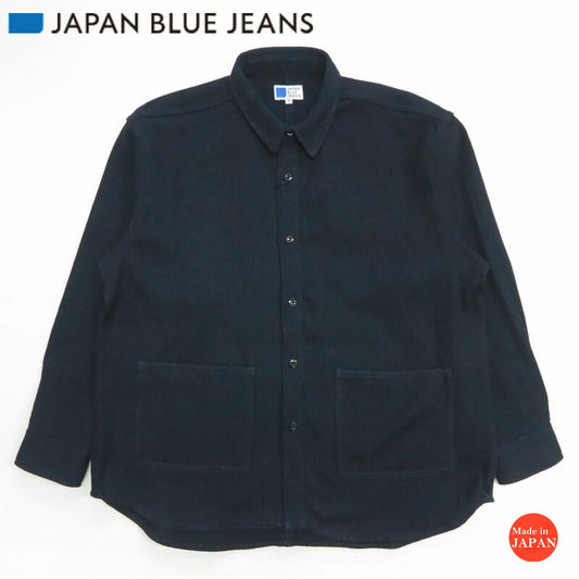 JAPAN BLUE JEANS ジャパンブルージーンズ 刺子 インディゴ ビッグシャツ ジャケット JBOT13175A 【2025年秋冬新作】
