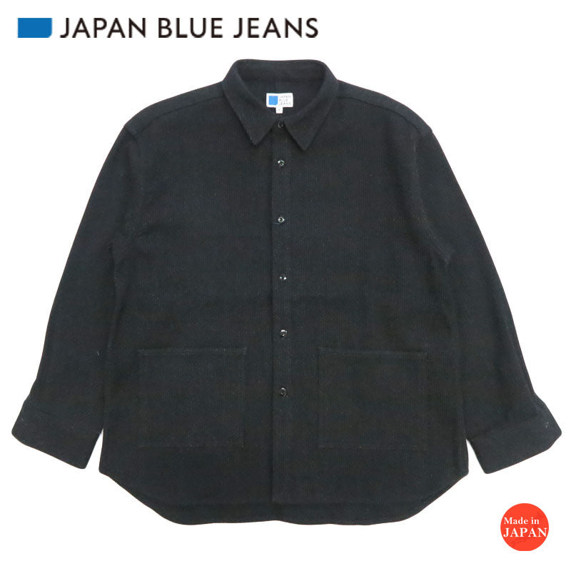JAPAN BLUE JEANS ジャパンブルージーンズ 刺子 ブラック ビッグシャツ ジャケット JBOT13275S 【2025年秋冬新作】