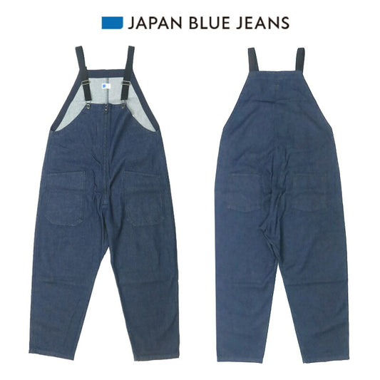 JAPAN BLUE JEANS ジャパンブルージーンズ ジップフロントオーバーオール インディゴ JBPT1022【2025年春夏新作】