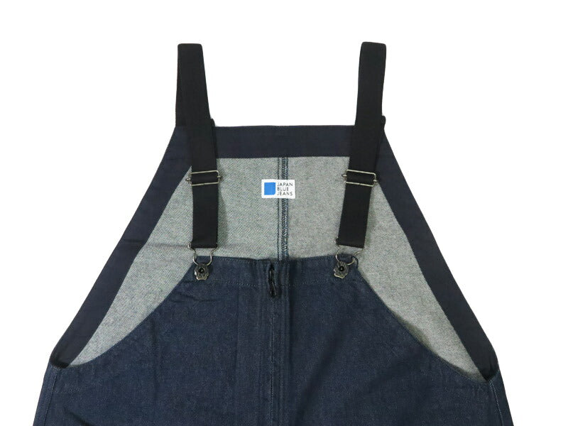 JAPAN BLUE JEANS ジャパンブルージーンズ ジップフロントオーバーオール インディゴ JBPT1022【2025年春夏新作】
