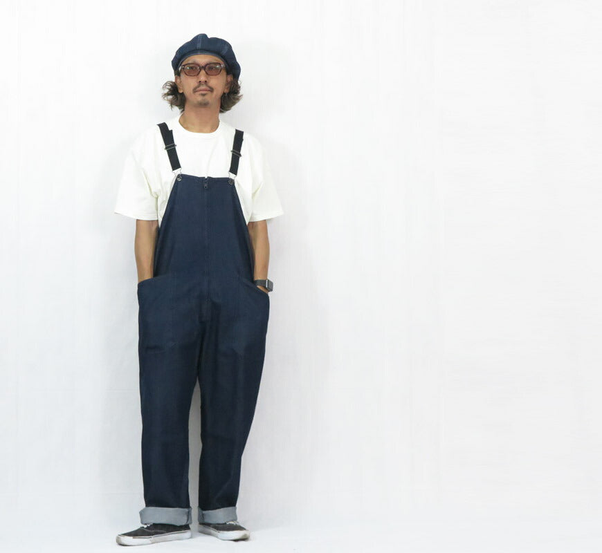 JAPAN BLUE JEANS ジャパンブルージーンズ ジップフロントオーバーオール インディゴ JBPT1022【2025年春夏新作】