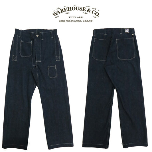 John Gluckow ジョングラッコー by WAREHOUSE ウエアハウス JG-01S デニム ワーク パンツ トラウザーズ ジーンズ 1910s Netmaker's Trousers 【2026年春夏新作】