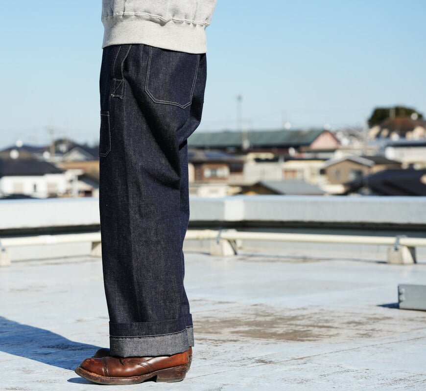 John Gluckow ジョングラッコー by WAREHOUSE ウエアハウス JG-01S デニム ワーク パンツ トラウザーズ ジーンズ 1910s Netmaker's Trousers 【2026年春夏新作】