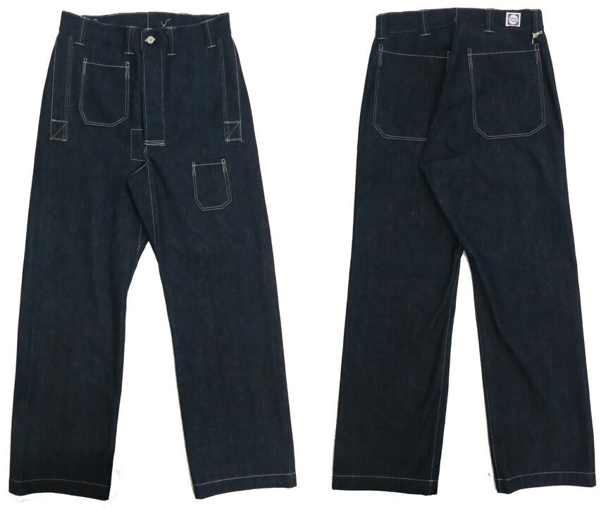 John Gluckow ジョングラッコー by WAREHOUSE ウエアハウス JG-01S デニム ワーク パンツ トラウザーズ ジーンズ 1910s Netmaker's Trousers 【2026年春夏新作】