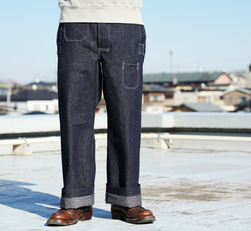 John Gluckow ジョングラッコー by WAREHOUSE ウエアハウス JG-01S デニム ワーク パンツ トラウザーズ ジーンズ 1910s Netmaker's Trousers 【2026年春夏新作】