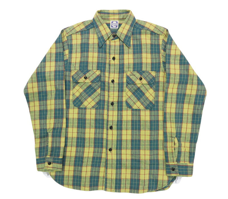 John Gluckow ジョングラッコー 長袖 フランネルシャツ The Ancient Flannel JG-06-2 D柄 WAREHOUSE ウエアハウス 【2025年秋冬新作】