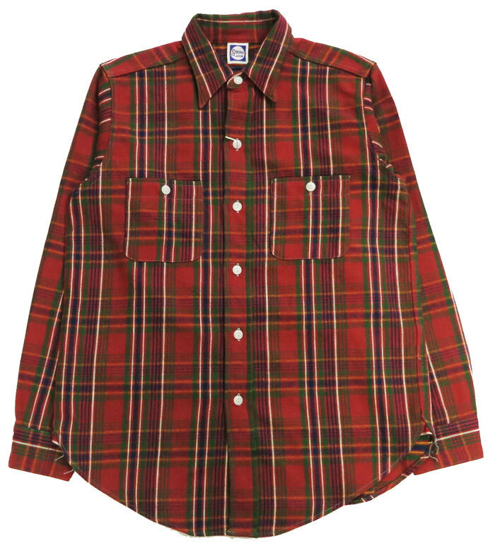 John Gluckow ジョングラッコー 長袖 フランネルシャツ 40's Storm Shirts JG-06 E柄 WAREHOUSE ウエアハウス 【2025年秋冬新作】