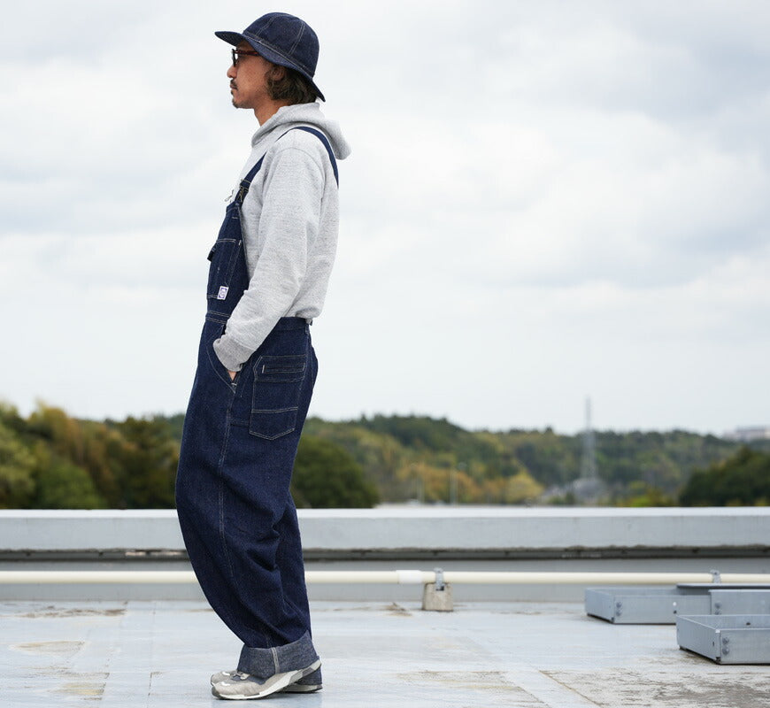 John Gluckow 조ング러코 by WAREHOUSE 웨어하우스 Lot.JG-41 오버롤 Strongarm Reinforced Overalls 인디고 데님 [2026년 봄/여름 신작]