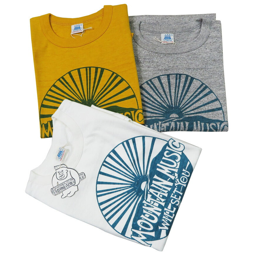 John Gluckow ジョングラッコー 半袖 Tシャツ Mountain Music ウェアハウス WAREHOUSE JG-CS06 【2025春夏新作】