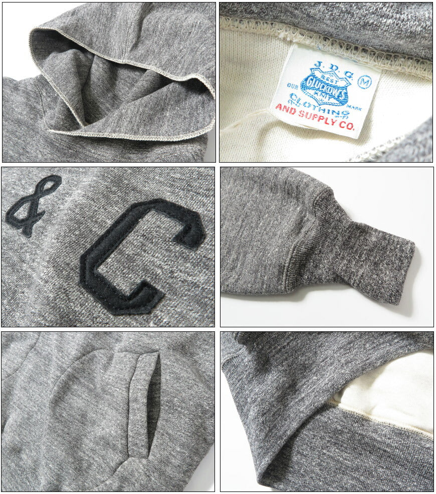 John Gluckow ジョングラッコー Lot JG-CS12 The Knockout Sweatparka アップリケ WAREHOUSE ウエアハウス 【2026年春夏新作】