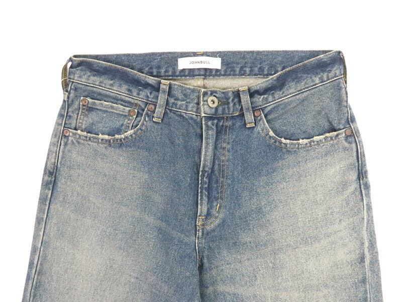 ジョンブル JOHNBULL 13.5オンスデニム 5 POCKET STRAIGHT JEANS ストレートジーンズ JM243P01-015【2025年春夏新作】