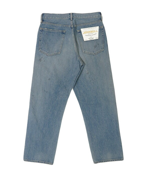 ジョンブル JOHNBULL 13.5オンスデニム 5 POCKET STRAIGHT JEANS ストレートジーンズ ヴィンテージ加工 JM243P01-117【2025年春夏新作】