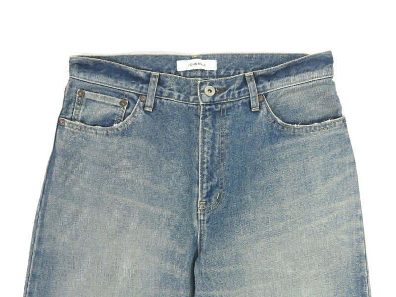 ジョンブル JOHNBULL 13.5オンスデニム 5 POCKET WIDE JEANS ワイドテーパードジーンズ JM243P02-015【2025年春夏新作】