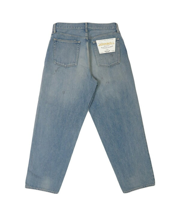 ジョンブル JOHNBULL 13.5オンスデニム 5 POCKET WIDE JEANS ワイドテーパードジーンズ ヴィンテージ加工 JM243P02-117【2025年春夏新作】