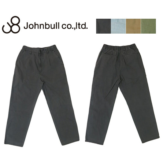 ジョンブル JOHNBULL オーバーダイ ワンタック イージーパンツ トラウザーズ JM252P02 【2025年春夏新作】