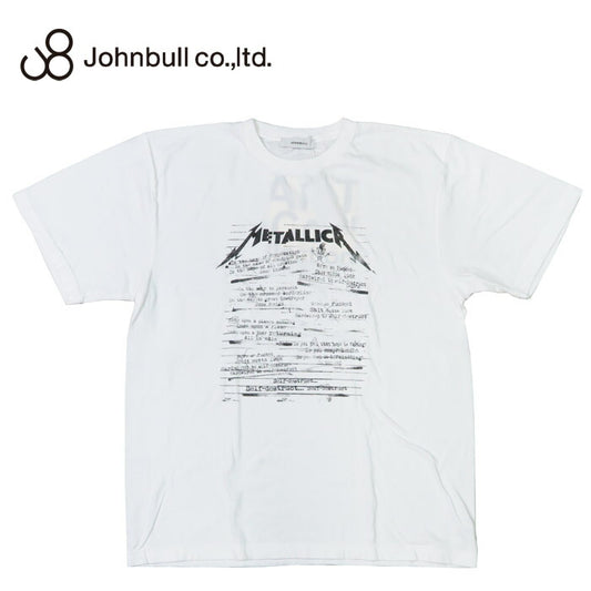 ジョンブル JOHNBULL ビッグシルエット 半袖 バンド Tシャツ METALLICA HARDWIRED JT251C12 【2025年春夏新作】