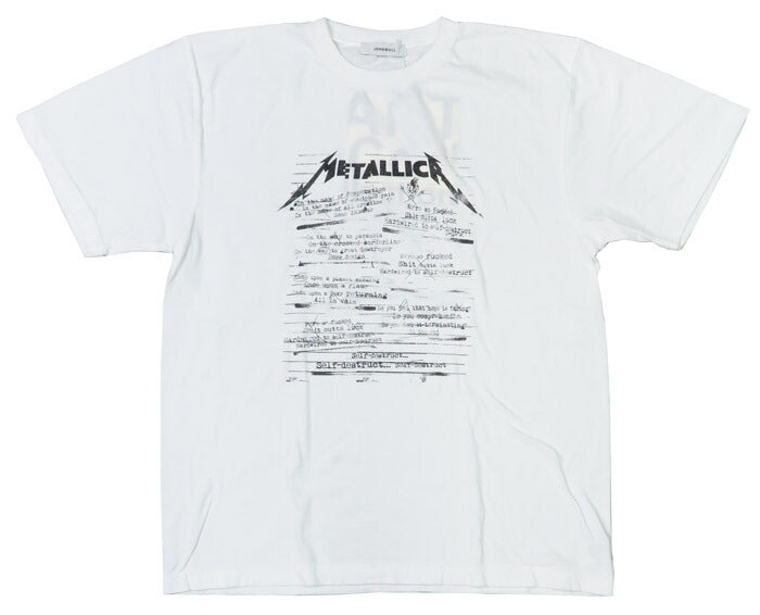 ジョンブル JOHNBULL ビッグシルエット 半袖 バンド Tシャツ METALLICA HARDWIRED JT251C12 【2025年春夏新作】