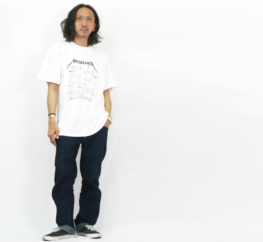 ジョンブル JOHNBULL ビッグシルエット 半袖 バンド Tシャツ METALLICA HARDWIRED JT251C12 【2025年春夏新作】