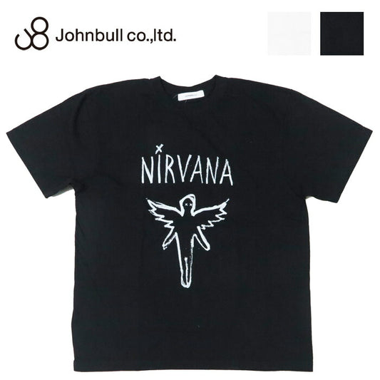 ジョンブル JOHNBULL ビッグシルエット 半袖 バンド Tシャツ NIRVANA IN UTERO JT251C15 【2025年春夏新作】
