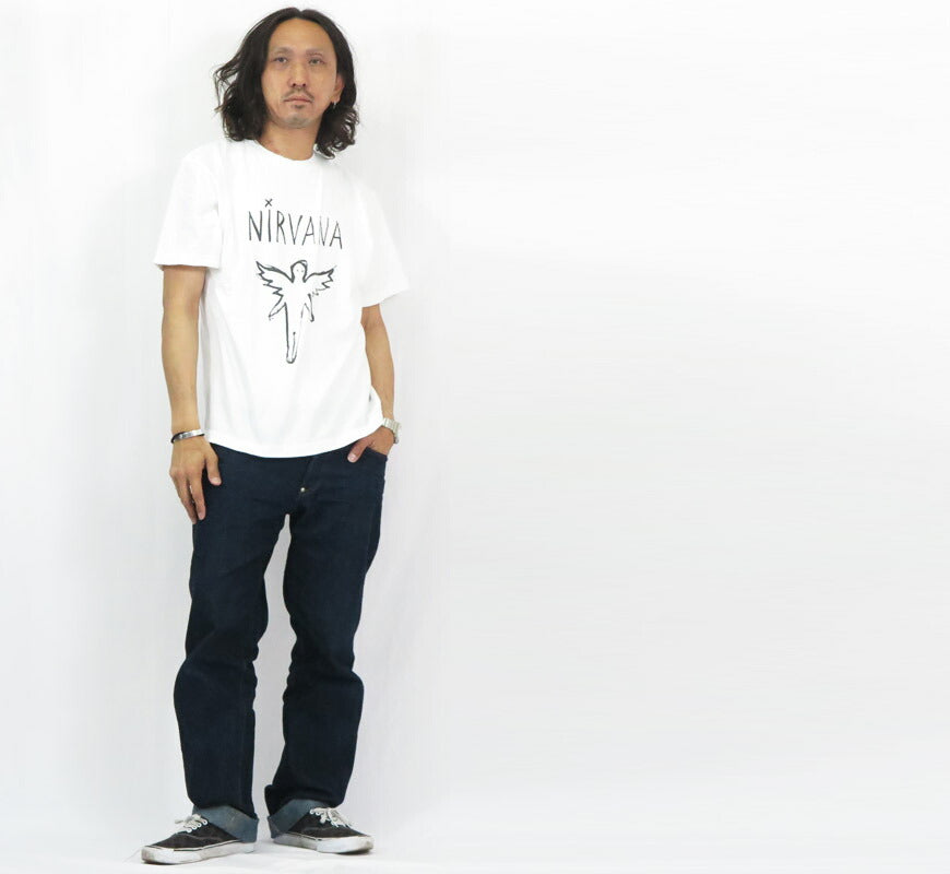ジョンブル JOHNBULL ビッグシルエット 半袖 バンド Tシャツ NIRVANA IN UTERO JT251C15 【2025年春夏新作】