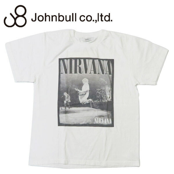 존불 JOHNBULL 아티스트 포토 반팔 티셔츠 NIRVANA LIVE AT READING 너바나 밴드 티셔츠 JT261C04【2026년 봄/여름 신작】