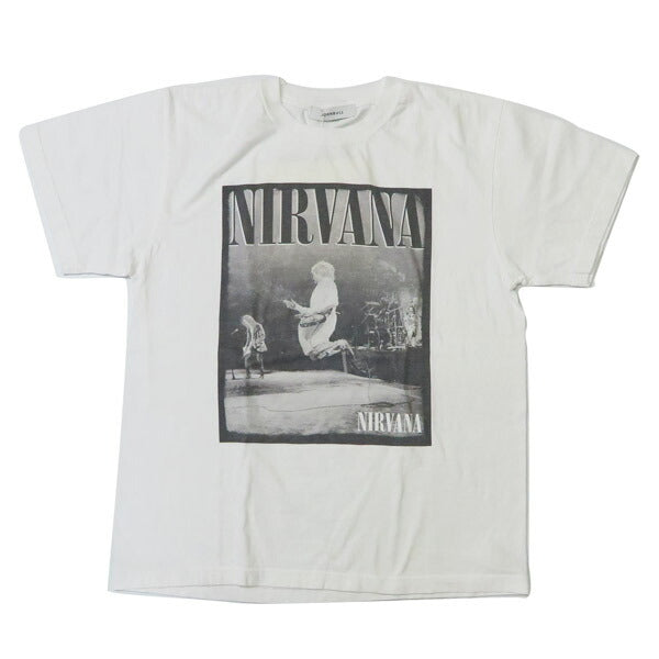 존불 JOHNBULL 아티스트 포토 반팔 티셔츠 NIRVANA LIVE AT READING 너바나 밴드 티셔츠 JT261C04【2026년 봄/여름 신작】