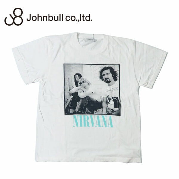존불 JOHNBULL 아티스트 포토 반팔 티셔츠 NIRVANA 너바나 밴드Tee JT261C05【2026년 봄/여름 신작】