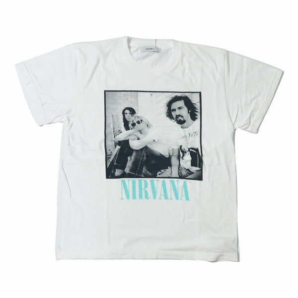 존불 JOHNBULL 아티스트 포토 반팔 티셔츠 NIRVANA 너바나 밴드Tee JT261C05【2026년 봄/여름 신작】