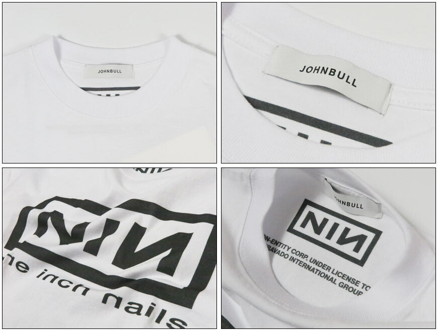 ジョンブル JOHNBULL アーティスト フォト 半袖 Tシャツ Nine Inch Nails ナイン・インチ・ネイルズ バンドTee JT261C21【2026年春夏新作】