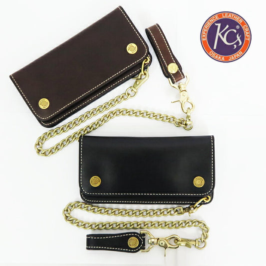 KC’S ケーシーズ ロング トラッカー チェーン ウォレット HORWEEN クロムエクセルレザー KMW043A 【2024-25年秋冬新作】