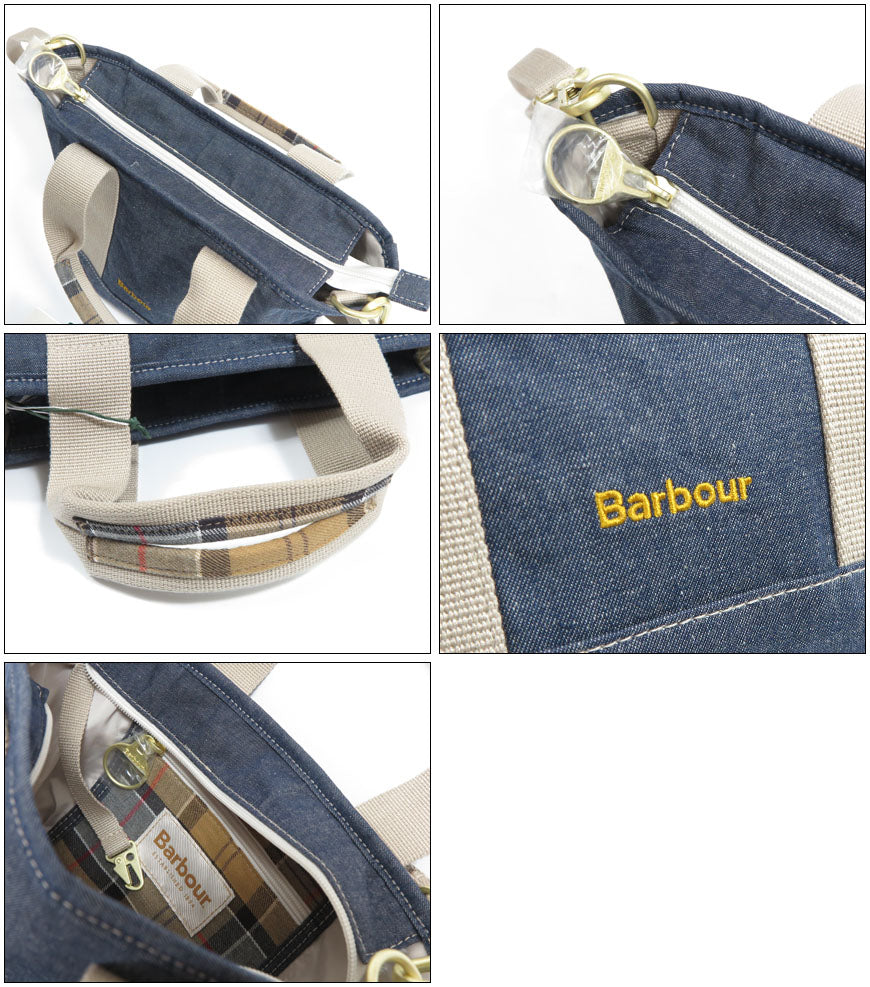 Barbour バブアー Mya ミニデニム トートバッグ MINI DENIM TOTE BAG バーブァー バブワー LBA0539 【2026年春夏新作】
