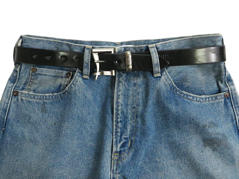 バーンズ BARNS 栃木レザー製 30mmファイヤーマン バックル ベルト 片手 着脱 TOCHIGI LEATHER FIREMAN BUCKLE BELT LE-4053