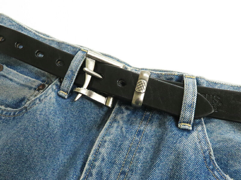バーンズ BARNS 栃木レザー製 30mmファイヤーマン バックル ベルト 片手 着脱 TOCHIGI LEATHER FIREMAN BUCKLE BELT LE-4053