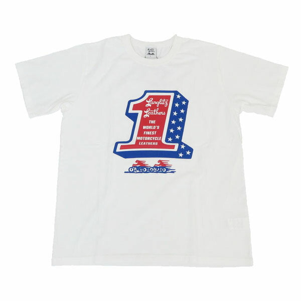 ラングリッツレザーズ Langlitz Leathers 半袖 Tシャツ プリント 日本製 LLC-003 LL310【2025年春夏新作】