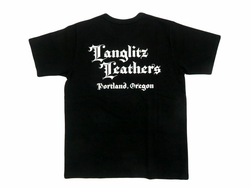 ラングリッツレザーズ Langlitz Leathers 半袖 Tシャツ プリント 日本製 LLC-003 LL311【2025年春夏新作】