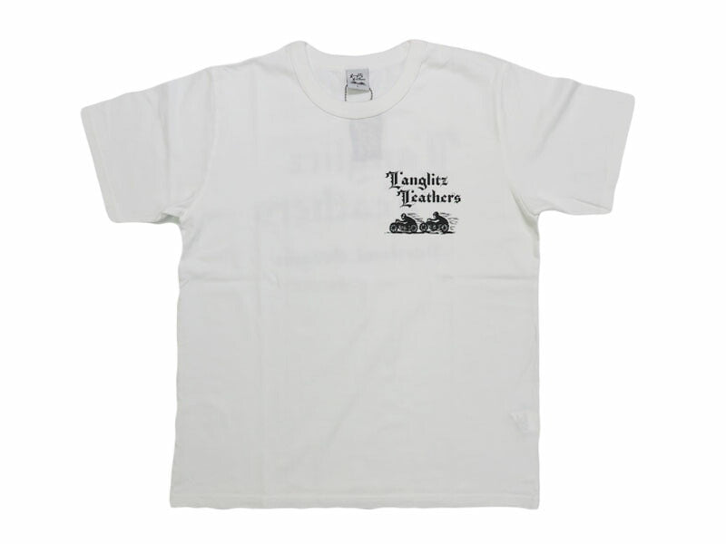 ラングリッツレザーズ Langlitz Leathers 半袖 Tシャツ プリント 日本製 LLC-003 LL311【2025年春夏新作】