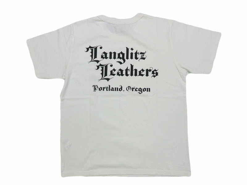 ラングリッツレザーズ Langlitz Leathers 半袖 Tシャツ プリント 日本製 LLC-003 LL311【2025年春夏新作】