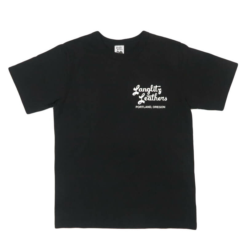 ラングリッツレザーズ Langlitz Leathers 半袖 Tシャツ ロゴプリント ヴェロセット 日本製 LLC-003 LL314【2026年春夏新作】