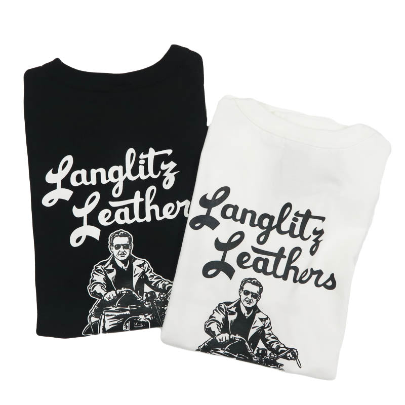 ラングリッツレザーズ Langlitz Leathers 半袖 Tシャツ ロゴプリント ヴェロセット 日本製 LLC-003 LL314【2026年春夏新作】