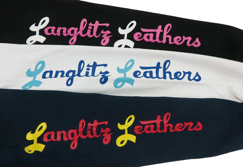 ラングリッツレザーズ Langlitz Leathers 長袖 Tシャツ ロゴプリント 日本製 LLC-004 LL310【2025年秋冬新作】