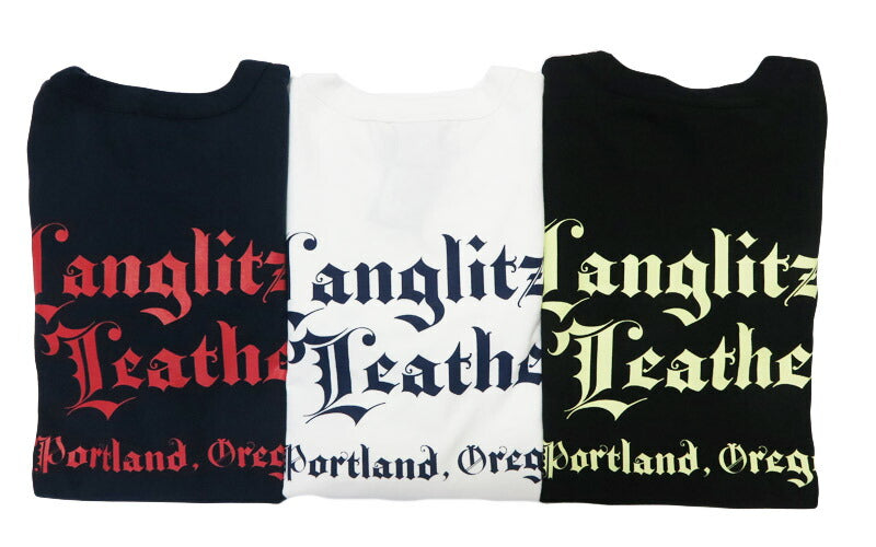 ラングリッツレザーズ Langlitz Leathers 長袖 Tシャツ ロゴプリント 日本製 LLC-004 LL311【2025年秋冬新作】