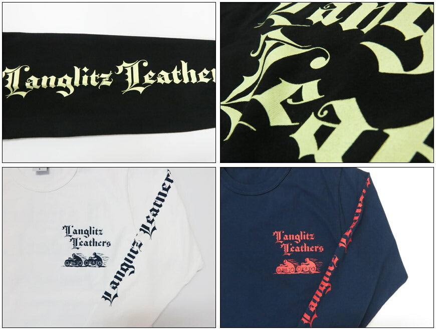 ラングリッツレザーズ Langlitz Leathers 長袖 Tシャツ ロゴプリント 日本製 LLC-004 LL311【2025年秋冬新作】