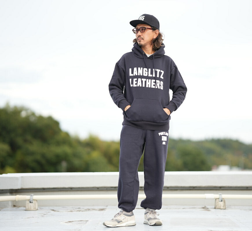 ラングリッツレザーズ Langlitz Leathers プルオーバー スウェット パーカー 裏起毛 Hooded Sweat Shirts LLC-012 LL301 【2025年秋冬新作】