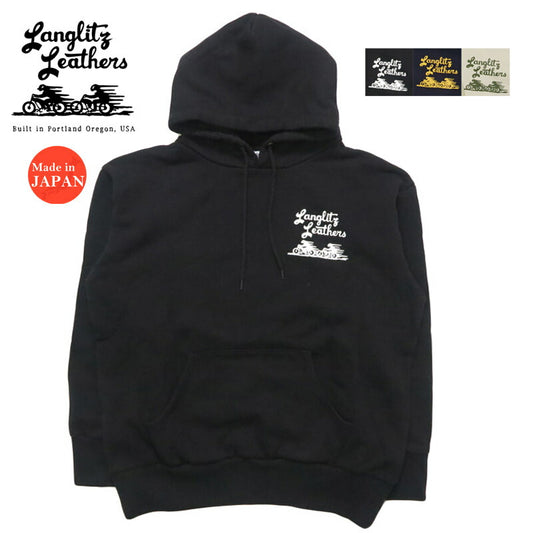 ラングリッツレザーズ Langlitz Leathers プルオーバー スウェット パーカー 裏起毛 Hooded Sweat Shirts LLC-012 TypeA 【2025年秋冬新作】