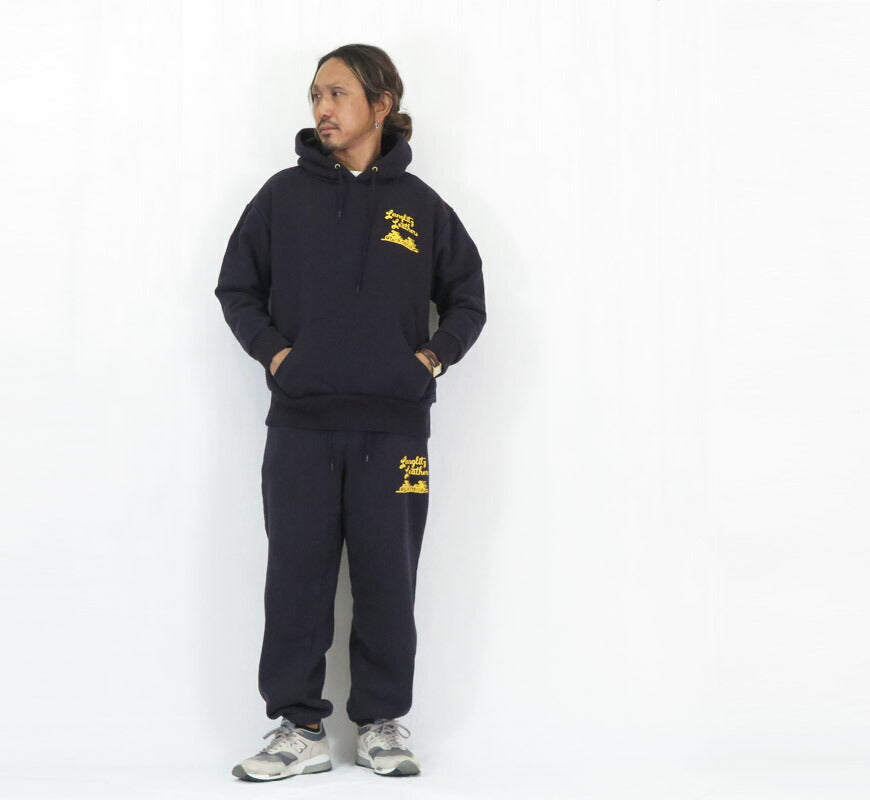 ラングリッツレザーズ Langlitz Leathers プルオーバー スウェット パーカー 裏起毛 Hooded Sweat Shirts LLC-012 TypeA 【2025年秋冬新作】